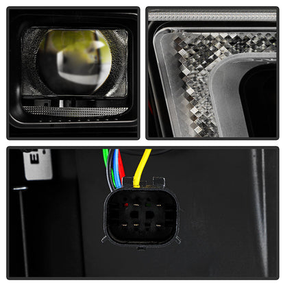 SPYDER Chevy Silverado 20-23 HD 2500/3500 High-Power LED Module - Black (PRO-YD-CSHD20AP-SEQ-BK) 5088840