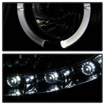 Spyder Chevy Suburban 1500 07-14 Projector Headlights LED Halo LED Blk Smke PRO-YD-CSUB07-HL-BSM 5078346