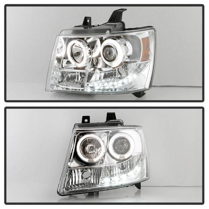 Spyder Chevy Suburban 1500 Projector Headlights LED Halo LED Chrome PRO-YD-CSUB07-HL-C 5009654