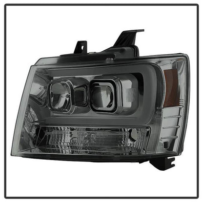 Spyder 07-14 Chevy Suburban/1500/2500/Tahoe V2 Projector Headlights Smoke PRO-YD-CSUB07V2-DRL-SM 5082589