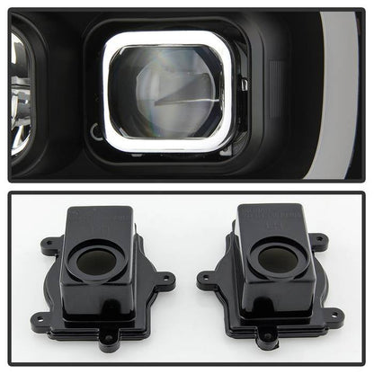 Spyder 07-14 Chevy Suburban/Tahoe V2 Projector Headlights LED Turn Sig Black PRO-YD-CSUB07V3-SB-BK 5086242