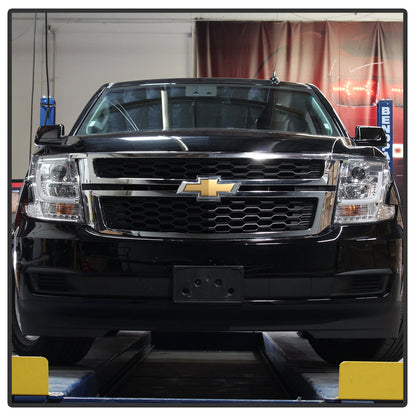 Spyder Chevy Tahoe / Suburban 2015 -2016 Projector Headlights - DRL LED - Chrome PRO-YD-CTA15-DRL-C 5082534