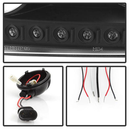 Spyder Dodge Charger 06-10 Projector Headlights Halogen Only - LED Halo LED Blk PRO-YD-DCH05-LED-BK 5009739