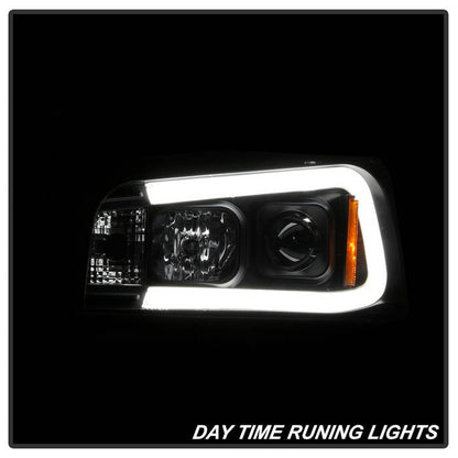 Spyder Dodge Charger 06-10 Projector Headlights - LED Light Bar - Black PRO-YD-DCH05V2-LB-BK 5085245