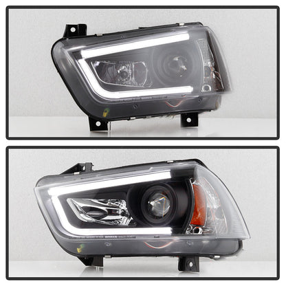 Spyder Dodge Charger 11-14 Projector Headlights Xenon/HID- Light DRL Blk PRO-YD-DCH11-LTDRL-HID-BK 5074201