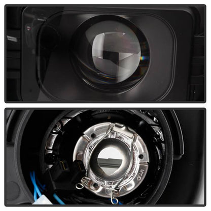Spyder 04-06 Dodge Durango Projector Headlights - Black PRO-YD-DDU04-LB-BK 5086600
