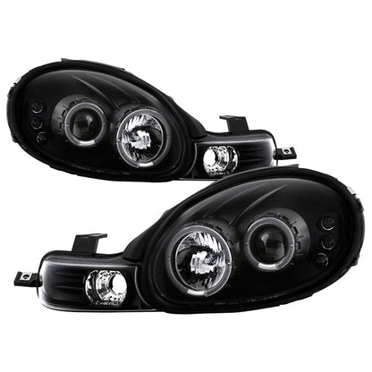 Spyder Dodge Neon 00-02 Projector Headlights LED Halo LED Black High H1 Low H1 PRO-YD-DN00-HL-BK 5009906