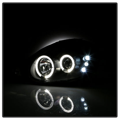 Spyder Dodge Neon 00-02 Projector Headlights LED Halo LED Black High H1 Low H1 PRO-YD-DN00-HL-BK 5009906