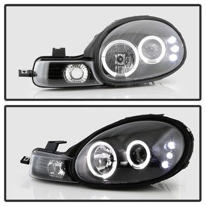 Spyder Dodge Neon 00-02 Projector Headlights LED Halo LED Black High H1 Low H1 PRO-YD-DN00-HL-BK 5009906