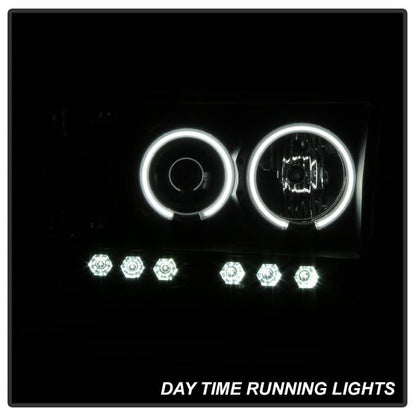 Spyder Dodge Ram 1500 02-05 03-05 Projector Headlights CCFL Halo LED Blk Smke PRO-YD-DR02-CCFL-BSM 5078797