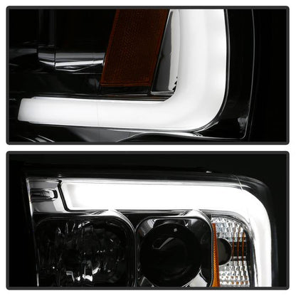 Spyder Dodge Ram 1500 02-05 V2 Projector Headlights - Light Bar DRL - Chrome PRO-YD-DR02V2-LB-C 5084613