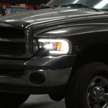 Spyder Dodge Ram 1500 02-05/Ram 2500/3500 03-05 High-Power LED Headlights - Black PRO-YD-DR02V2PL-BK 5088079