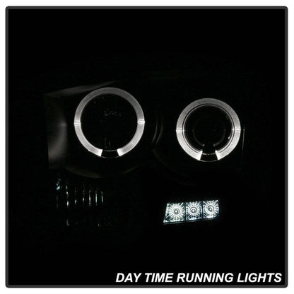 Spyder Dodge Ram 1500 06-08 06-09 Projector Headlights LED Halo LED Blk Smke PRO-YD-DR06-HL-BSM 5078391