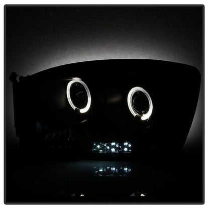 Spyder Dodge Ram 1500 06-08 06-09 Projector Headlights LED Halo LED Blk Smke PRO-YD-DR06-HL-BSM 5078391