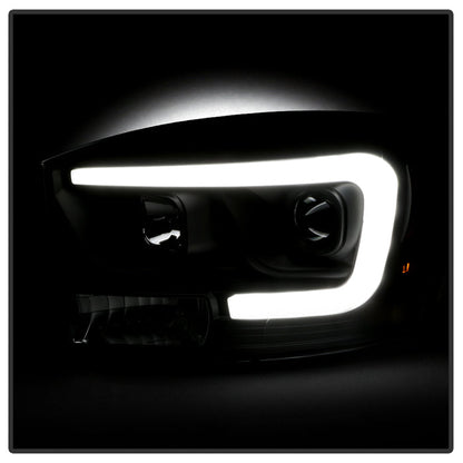 Spyder Dodge Ram 1500 06-08 V2 Projector Headlights - Light Bar DRL - Black (PRO-YD-DR06V2-LB-BK) 5085306