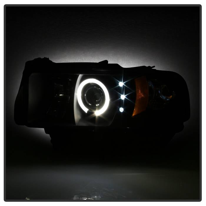 Spyder Dodge Ram 1500 94-01 94-02 Projector Headlights LED Halo LED Blk PRO-YD-DR94-HL-AM-BK 5010087