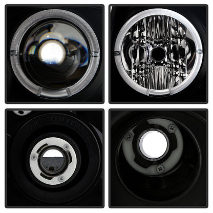 Spyder Ford Expedition 03-06 Projector Headlights LED Halo LED Blk (Not Included) PRO-YD-FE03-HL-BK 5010117