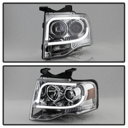 Spyder Ford Expedition 07-13 Projector Headlights Light Tube DRL Chrm PRO-YD-FE07-LTDRL-C 5079510