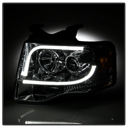 Spyder Ford Expedition 07-13 Projector Headlights Light Tube DRL Chrm PRO-YD-FE07-LTDRL-C 5079510