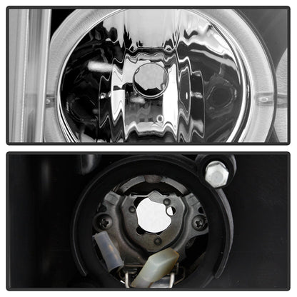 Spyder Ford Escape 08-12 Projector Headlights Halogen Model Only - DRL Black PRO-YD-FES08-DRL-BK 5074225