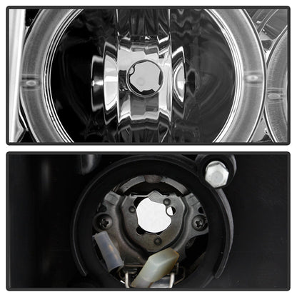 Spyder Ford Escape 08-12 Projector Headlights Halogen Model Only - DRL Chrome PRO-YD-FES08-DRL-C 5074232