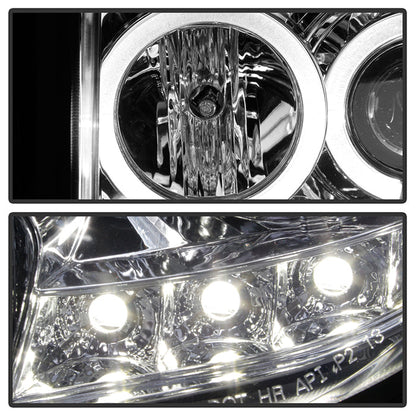 Spyder Ford Escape 08-12 Projector Headlights Halogen Model Only - DRL Chrome PRO-YD-FES08-DRL-C 5074232