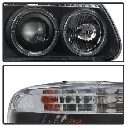 Spyder Ford Explorer 95-01 1PC Projector Headlights LED Halo Blk PRO-YD-FEXP95-HL-1PC-BK 5010131