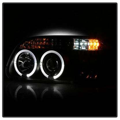 Spyder Ford Explorer 95-01 1PC Projector Headlights LED Halo Blk PRO-YD-FEXP95-HL-1PC-BK 5010131