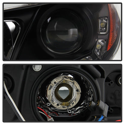 Spyder Ford Focus 12-14 Projector Headlights Halogen Model Only - DRL Black PRO-YD-FF12-DRL-BK 5072832