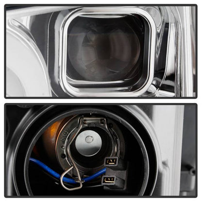 Spyder Signature Ford F150 18-19 (Halogen Model) Projector Headlights - Chrome (PRO-YD-FF15018-LB-C) 5086617