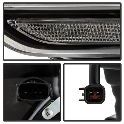 SPYDER Signature 20-21 Ford F150(Halogen Model) Proj. Headlights - Black(PRO-YD-FF15021HALSI-SEQ-BK) 5088710