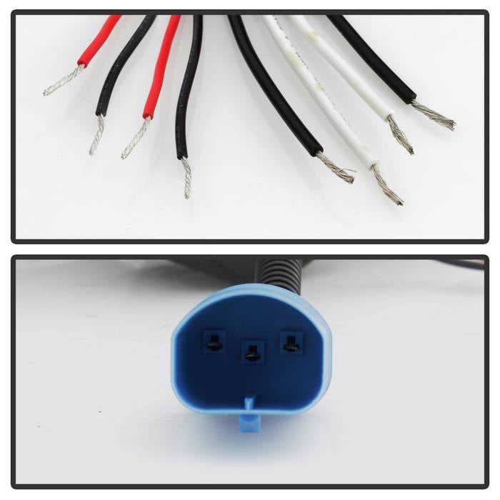 Spyder Ford F150 97-03 Projector - LED Halo Amber Reflctr LED Blk PRO-YD-FF15097-1P-AM-BK 5010261