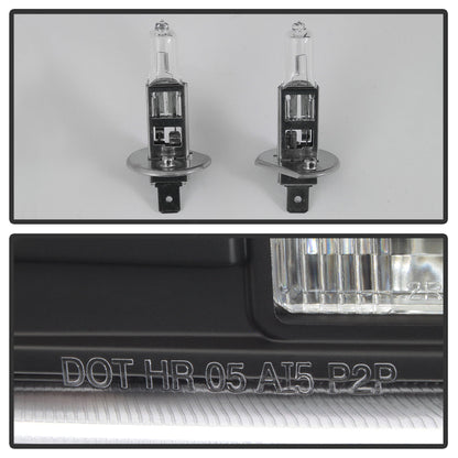 Spyder 99-04 Ford F250 Super Duty Projector Headlights - Light Bar - Black PRO-YD-FF25099V2-LB-BK 5084491