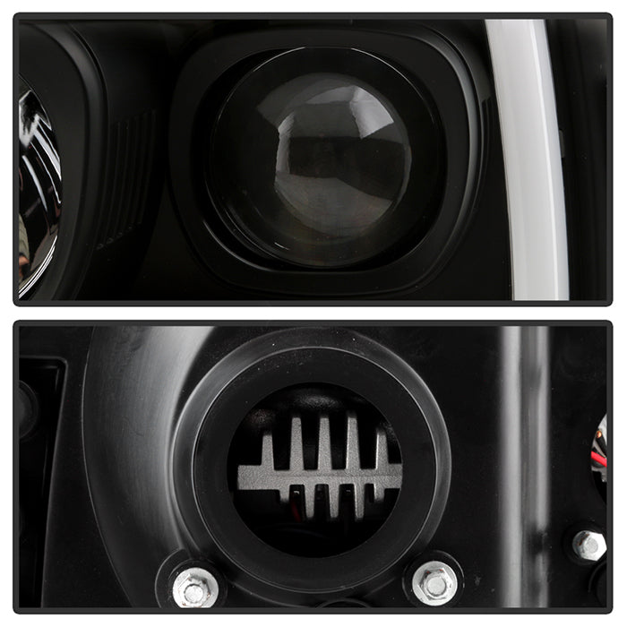 SPYDER Ford F-250 99-04/Excursion 00-04 1 Piece LED Headlights - Black PRO-YD-FF25099V2PL-BK 5088062