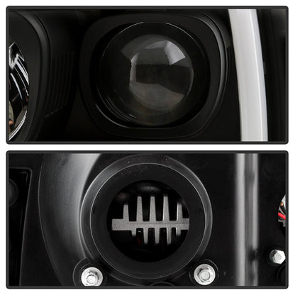 SPYDER Ford F-250 99-04/Excursion 00-04 1 Piece LED Headlights - Black PRO-YD-FF25099V2PL-BK 5088062