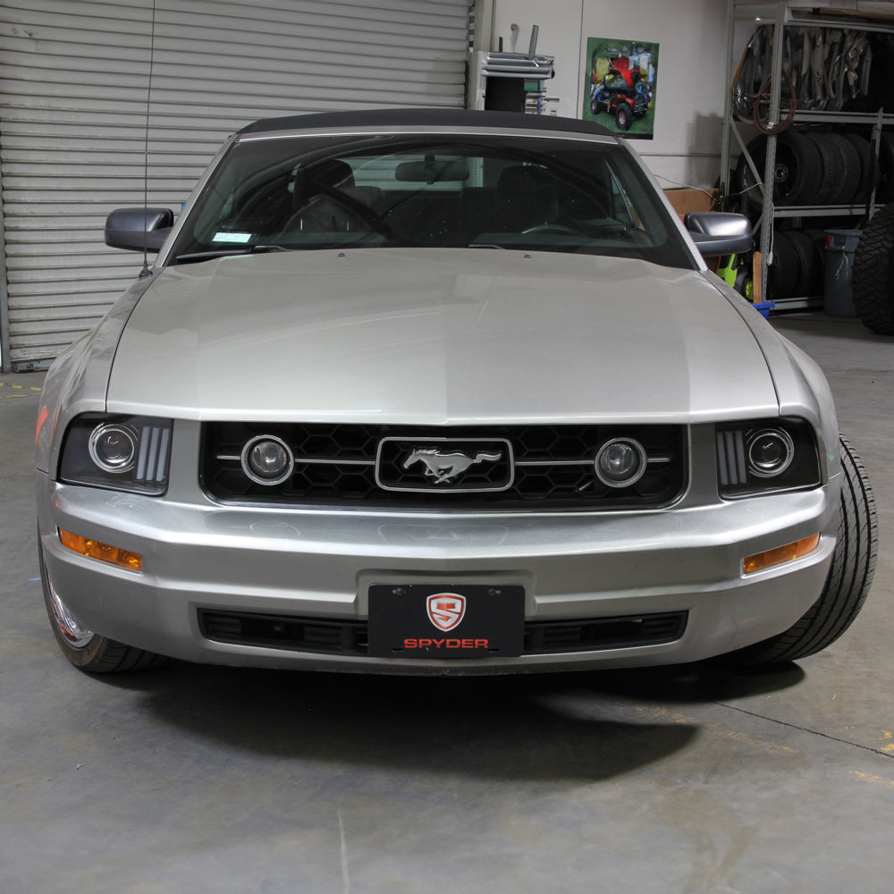 Spyder Ford Mustang 05-08 V2 High-Power LED Headlights - Black PRO-YD-FM05AP-BK 5088192