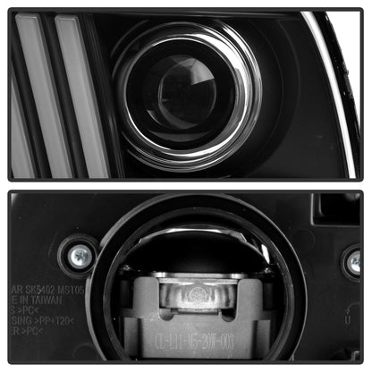 Spyder Ford Mustang 05-08 V2 High-Power LED Headlights - Black PRO-YD-FM05AP-BK 5088192