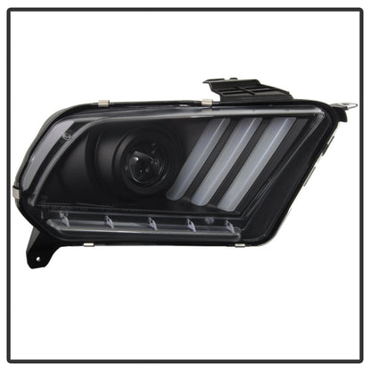 Spyder 10-13 Ford Mustang - Halogen - Projector Headlights - LED Signals -Black (PRO-YD-FM2010V2-BK) 5085429