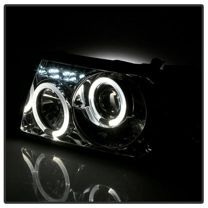 Spyder Ford Ranger 01-11 1PC Projector Headlights LED Halo LED Smke PRO-YD-FR01-1PC-HL-SM 5010513