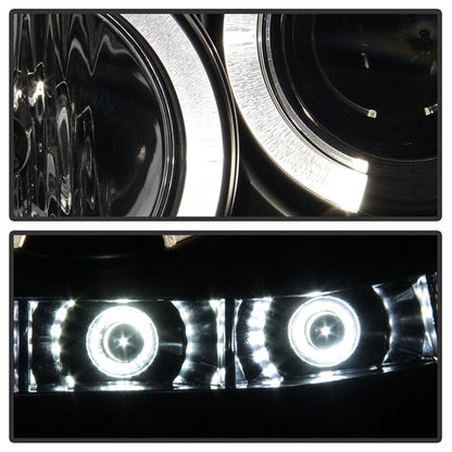 Spyder Ford F250/350/450 Super Duty 05-07 Projector Headlights LED Halo- LED Blk PRO-YD-FS05-HL-BK 5010544