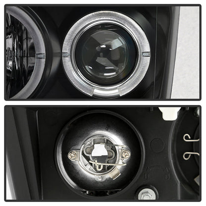Spyder Ford F250/350/450 Super Duty 08-10 Projector Headlights LED Halo LED Blk PRO-YD-FS08-HL-BK 5010575