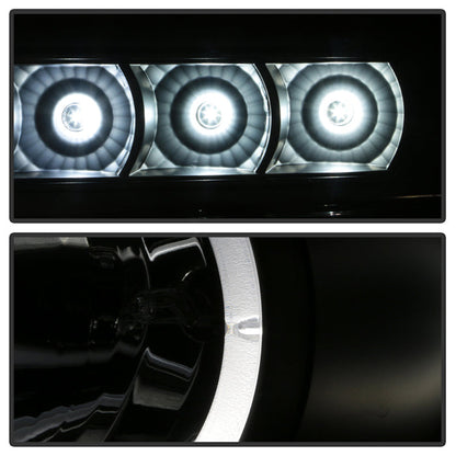 Spyder Ford F250/350/450 Super Duty 08-10 Projector Headlights LED Halo LED Blk PRO-YD-FS08-HL-BK 5010575