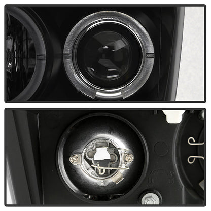 Spyder Ford F250/350 08-10 Projector Headlights LED Halo LED Blk Smke PRO-YD-FS08-HL-BSM 5078490