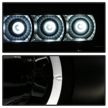 Spyder Ford F250/350 08-10 Projector Headlights LED Halo LED Blk Smke PRO-YD-FS08-HL-BSM 5078490