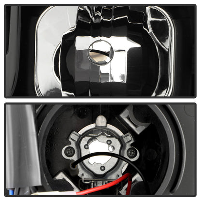 Spyder Ford F-250/F-350/F450 Super Duty 17-18 Projector Headlights Black PRO-YD-FS17-SBSEQ-BK 5086280