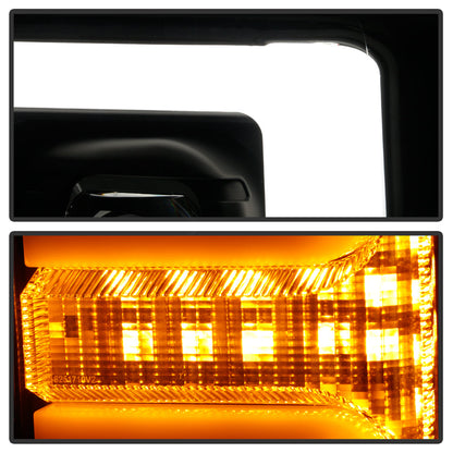 Spyder Ford F-250/F-350/F450 Super Duty 17-18 Projector Headlights Black PRO-YD-FS17-SBSEQ-BK 5086280