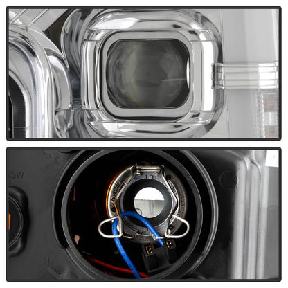 Spyder Ford F-250/F-350/F450 Super Duty 17-18 Projector Headlights Chrome PRO-YD-FS17-SBSEQ-C 5086273