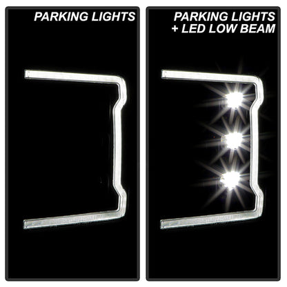 Spyder Ford F-250/F-350/F450 17-18 Full LED Headlights Chrome PRO-YD-FS17HALAP-SEQ-BK 5087430