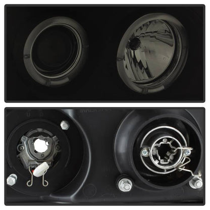 Spyder GMC Sierra 1500/2500 07-13 Projector Headlights LED Halo- LED Blk Smke PRO-YD-GS07-HL-BSM 5078506