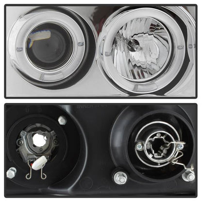 Spyder GMC Sierra 1500/2500/3500 07-13 Projector Headlights LED Halo- LED Chrome PRO-YD-GS07-HL-C 5010612